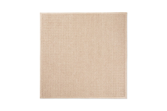 Waffle Entryway Mat With Fabric Border