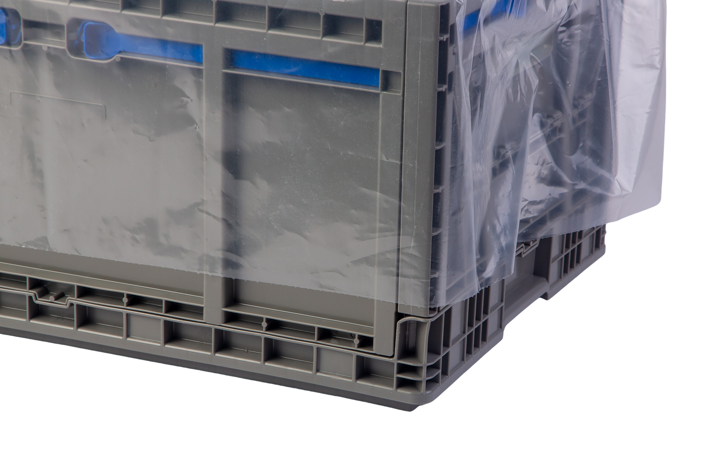 Hudson Exchange 26x18x30" (Case of 100) - 3 Mil Liner For Straight Wall Containers