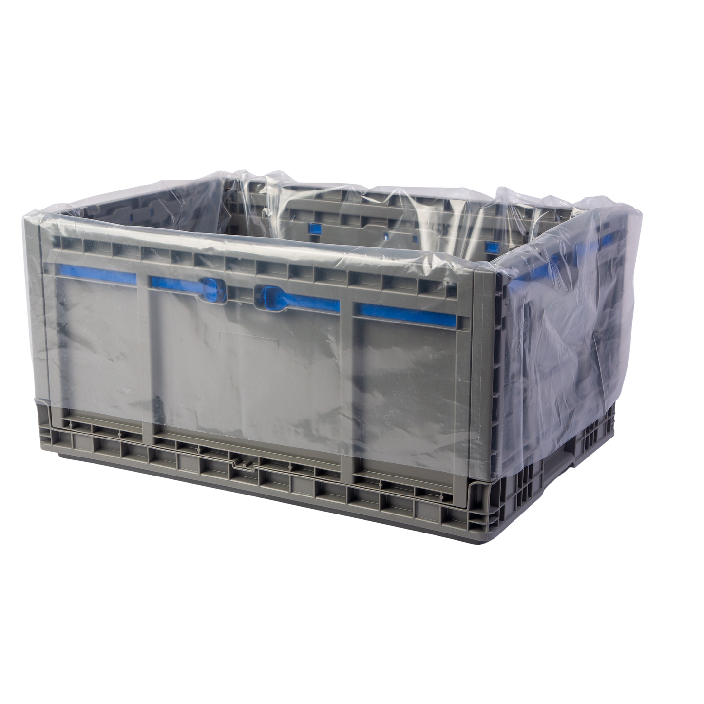 Hudson Exchange 26x18x30" (Case of 100) - 3 Mil Liner For Straight Wall Containers