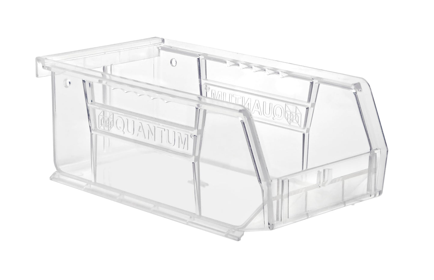 Hudson Exchange 7.5 x 4 x 3" Plastic Stackable Storage Bin and Hanging Container