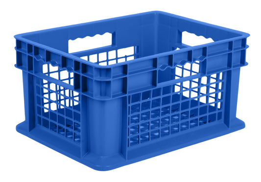 12 x 16 x 8" (4.85 Gallon) Mesh Straight Wall Handled Storage Container Tote