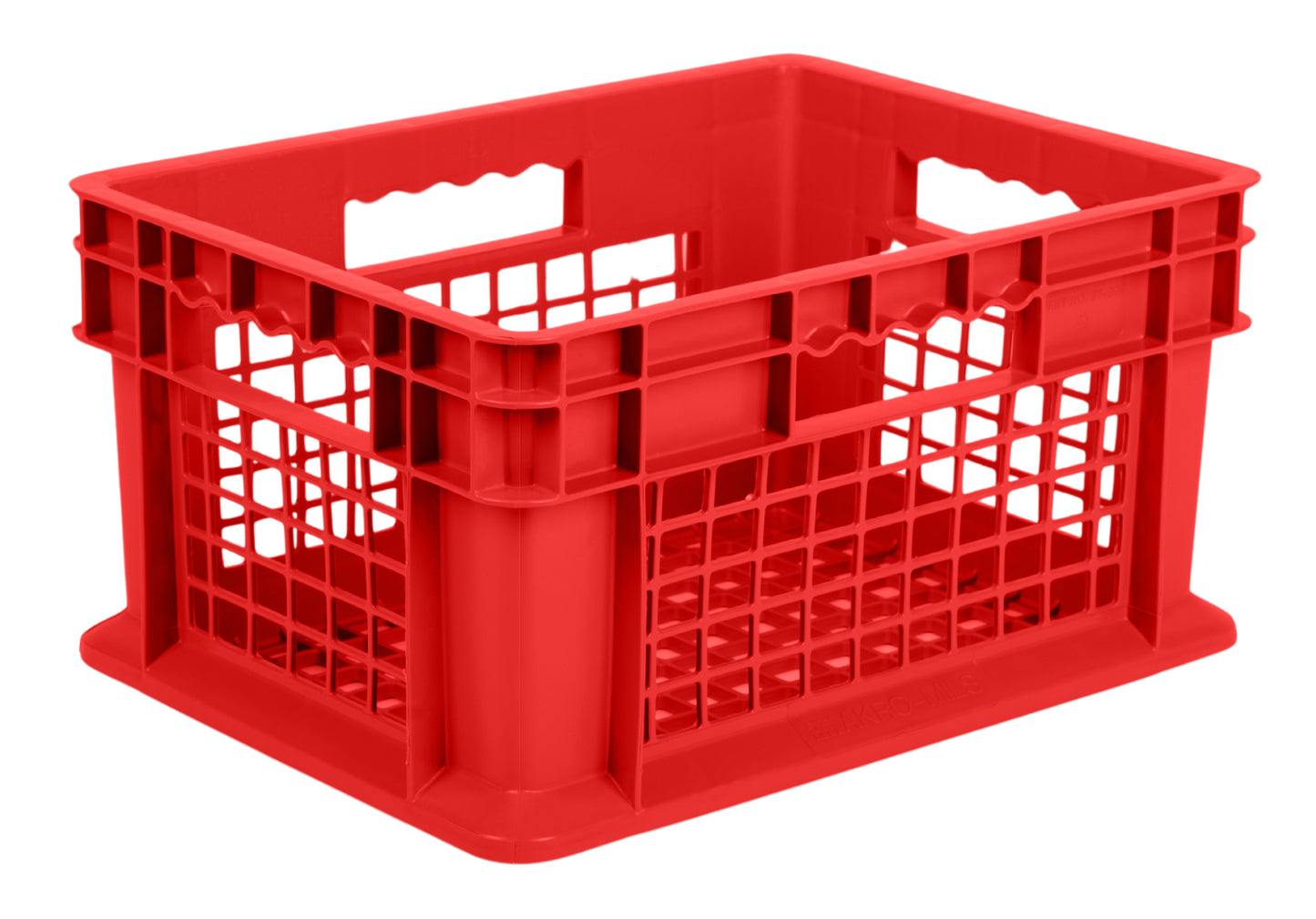 Hudson Exchange 12 x 16 x 8" (4.85 Gallon) Mesh Straight Wall Handled Storage Container Tote