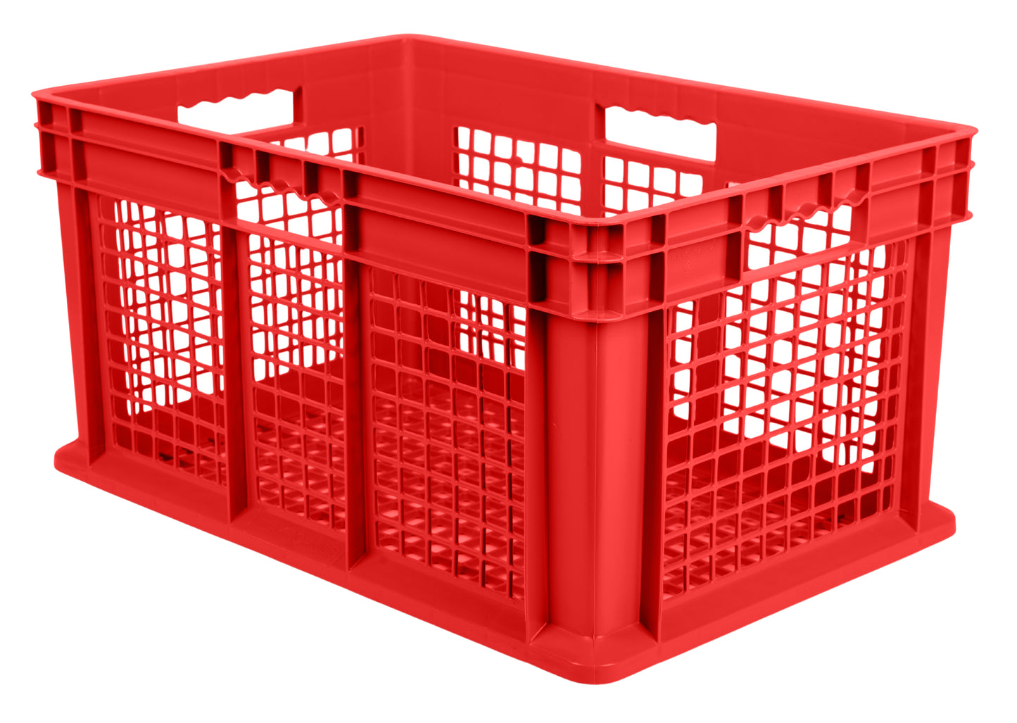 Hudson Exchange 24 x 16 x 12" (16 Gallon) Mesh Straight Wall Handled Storage Container Tote