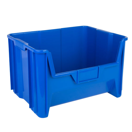 Hudson Exchange 20 x 15 x 12.5" Plastic Giant Stackable Hopper Bin Container