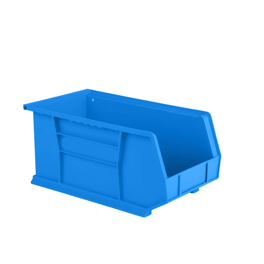 15 x 8 x 7" Plastic Stackable Storage Bin and Hanging Container
