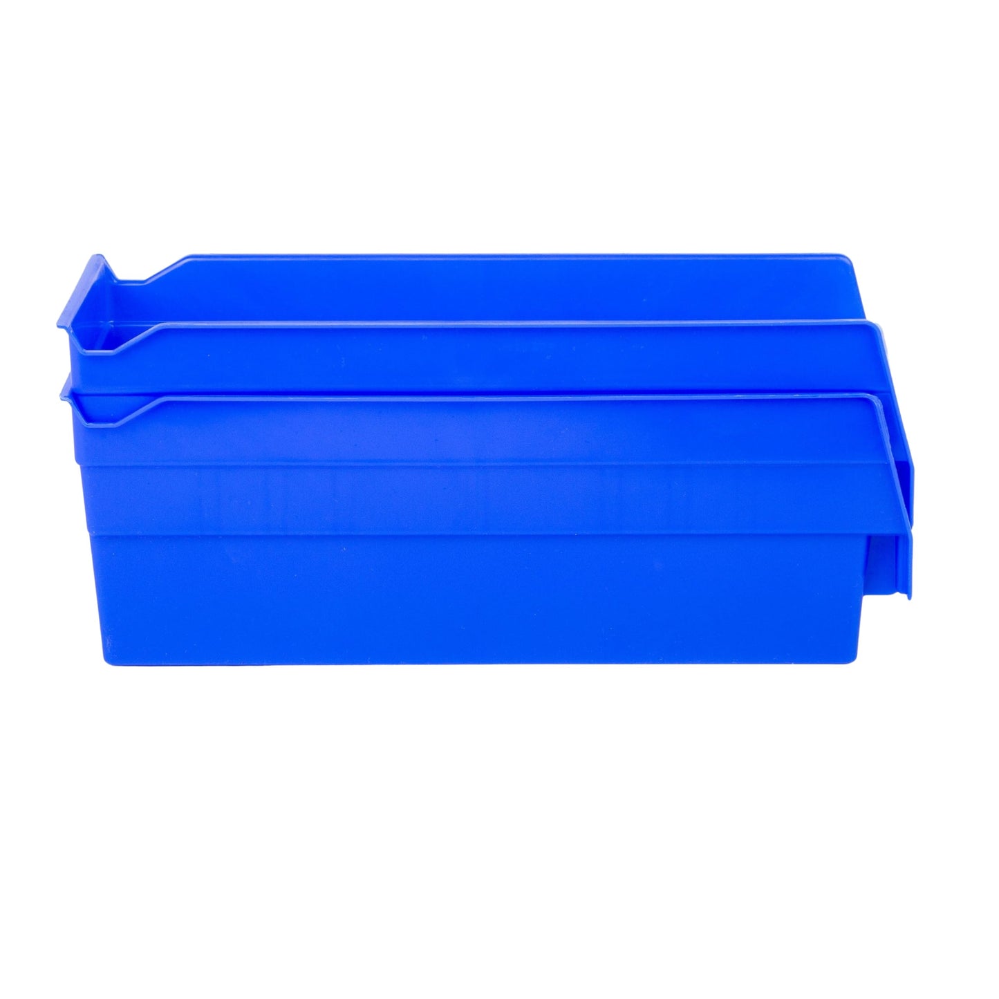 Hudson Exchange 12 x 4 x 4" Plastic Nesting Storage 12” Shelf Bin Container