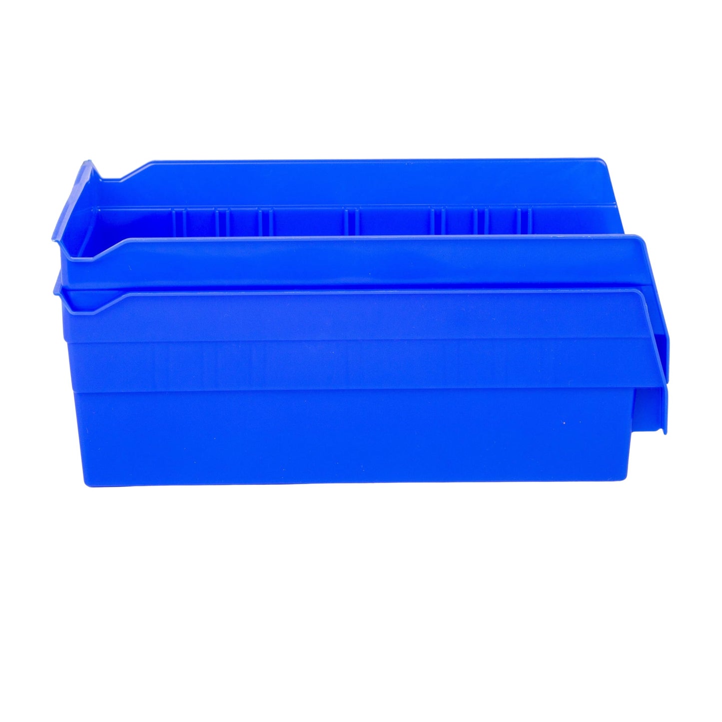 Hudson Exchange 12 x 6 x 4" Plastic Nesting Storage 12” Shelf Bin Container