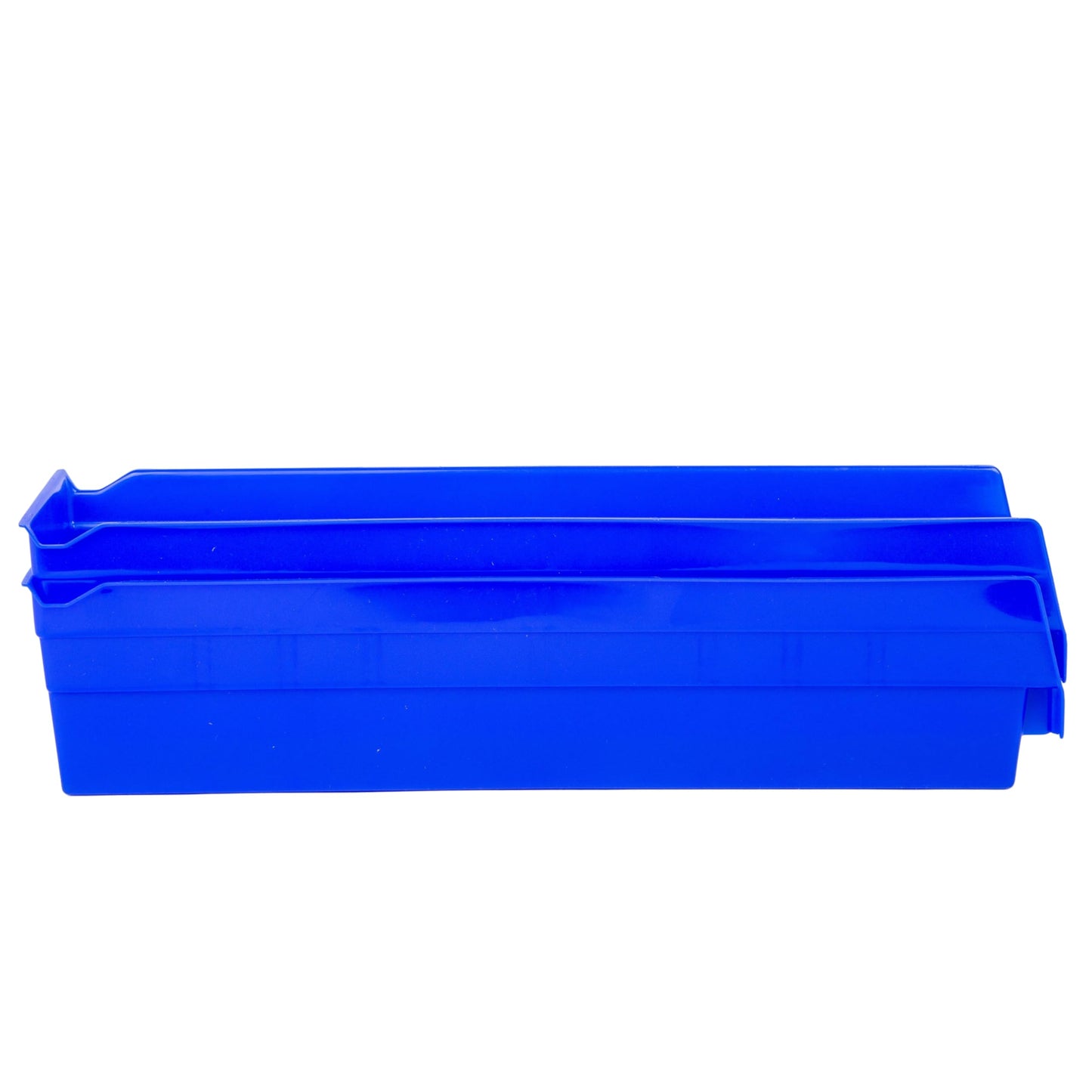 Hudson Exchange 18 x 4 x 4" Plastic Nesting Storage 18” Shelf Bin Container