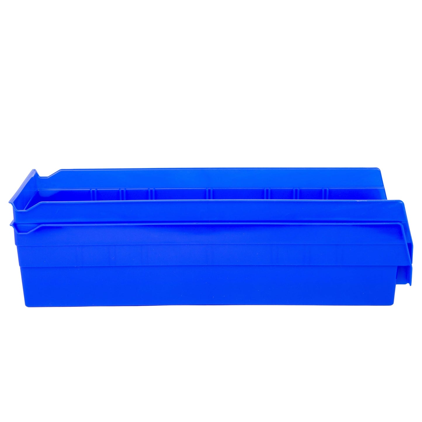 Hudson Exchange 18 x 6 x 4" Plastic Nesting Storage 18” Shelf Bin Container