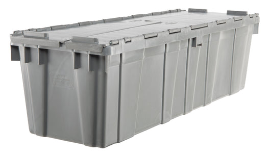 Hudson Exchange 39.3 x 14 x 12" (24.7 Gallon) Storage Tote Container with Attached Lid