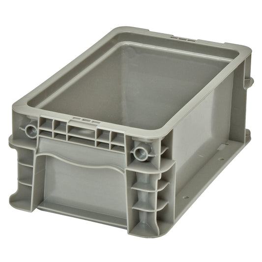 Hudson Exchange 12 x 7 x 5" (.75 Gallon) Straight Wall Handled Storage Container Tote