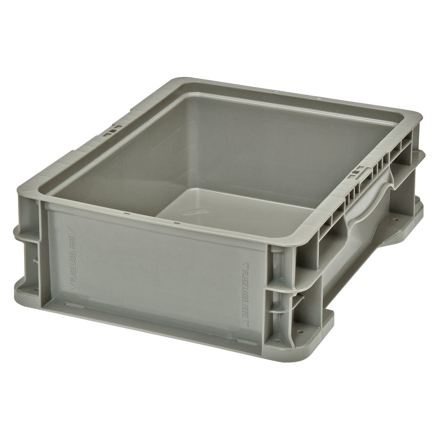 Hudson Exchange 12 x 15 x 5" (2.2 Gallon) Straight Wall Handled Storage Container Tote