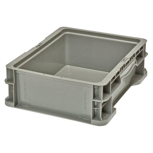 Hudson Exchange 12 x 15 x 5" (2.2 Gallon) Straight Wall Handled Storage Container Tote