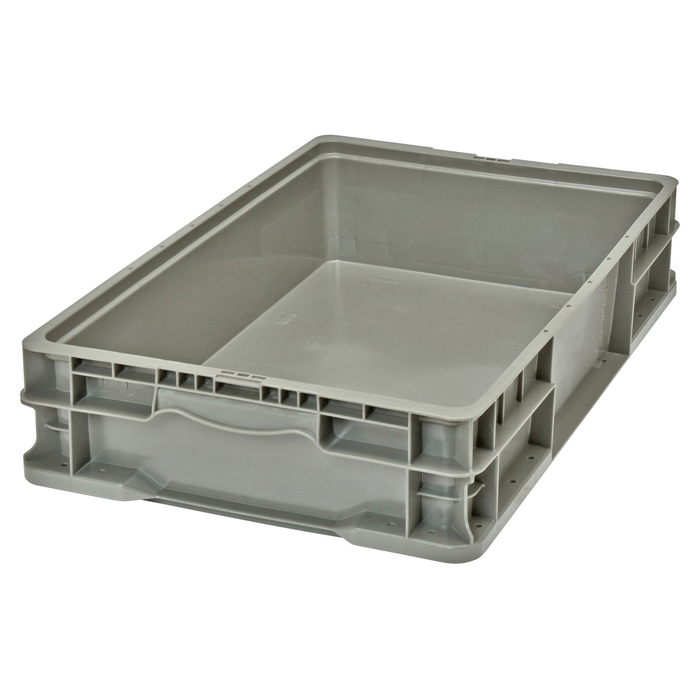 Hudson Exchange 24 x 15 x 5" (5.2 Gallon) Straight Wall Handled Storage Container Tote