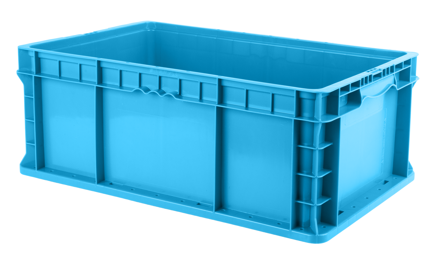 Hudson Exchange 24 x 15 x 9" (10.5 Gallon) Straight Wall Handled Storage Container Tote