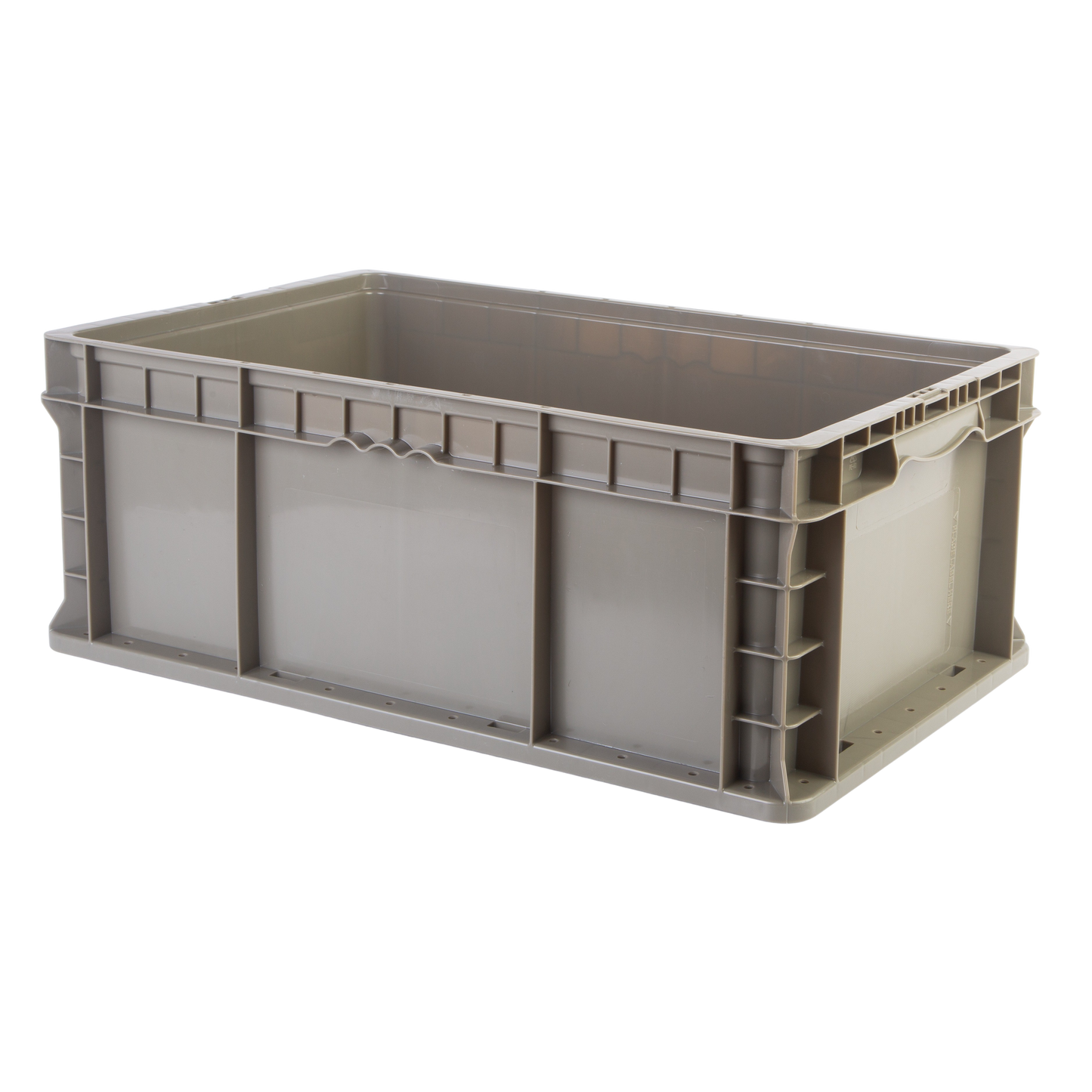 Hudson Exchange 24 x 15 x 9" (10.5 Gallon) Straight Wall Handled Storage Container Tote