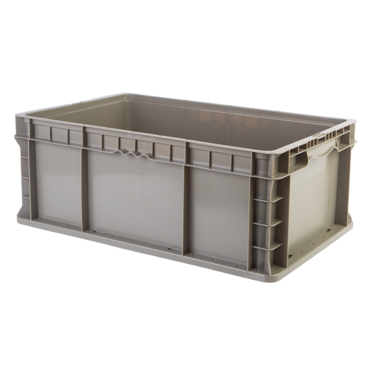 Hudson Exchange 24 x 15 x 9" (10.5 Gallon) Straight Wall Handled Storage Container Tote
