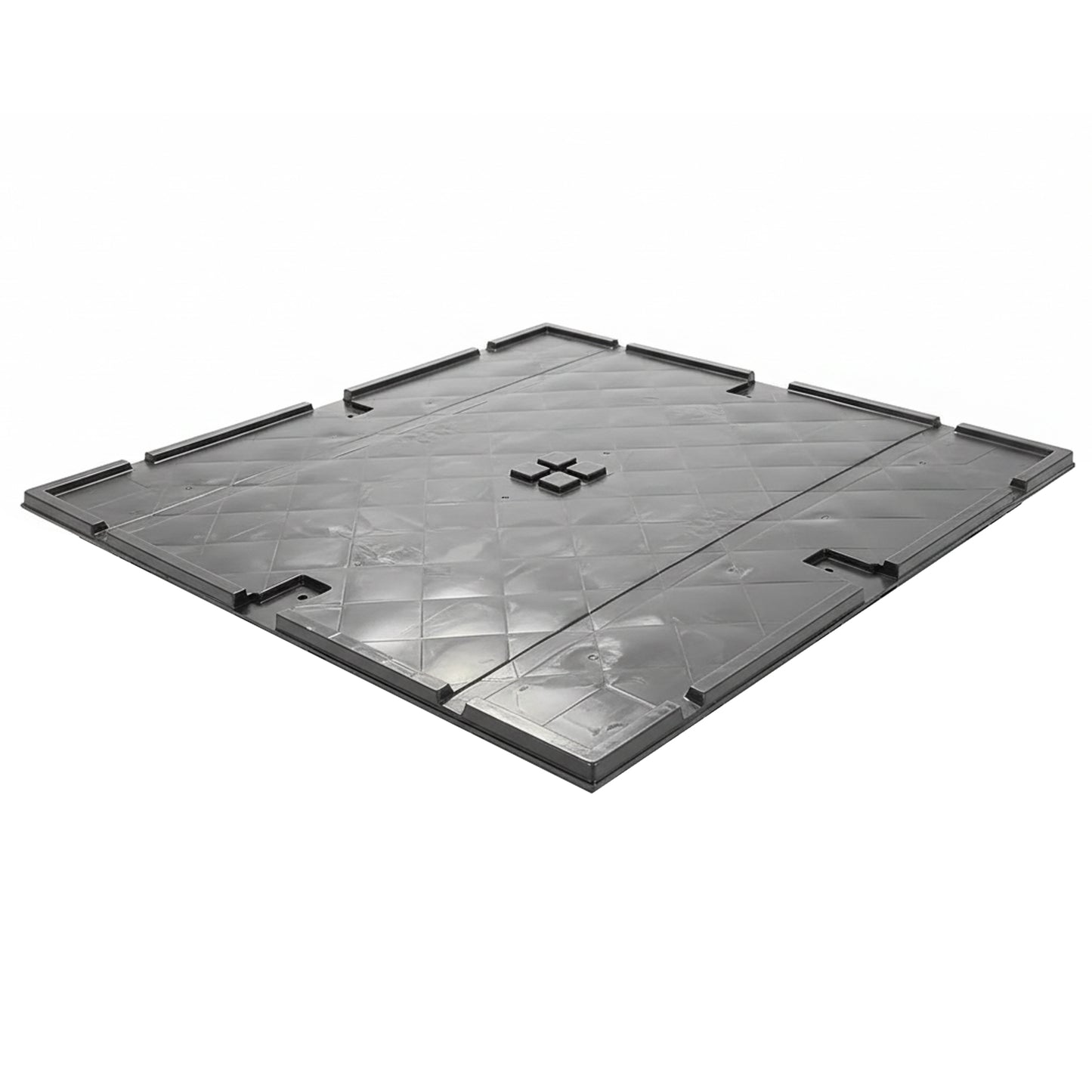 48x45" Lid for Collapsible Bulk Container, Black