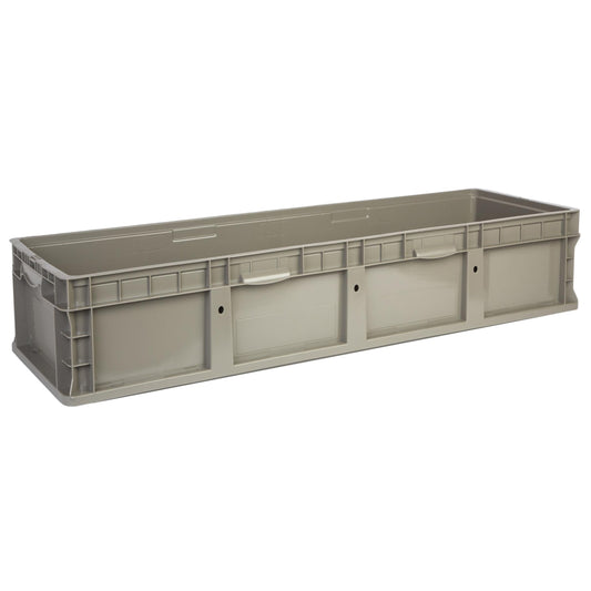 Hudson Exchange 48 x 15 x 11" (26.2 Gallon) Straight Wall Handled Storage Container Tote