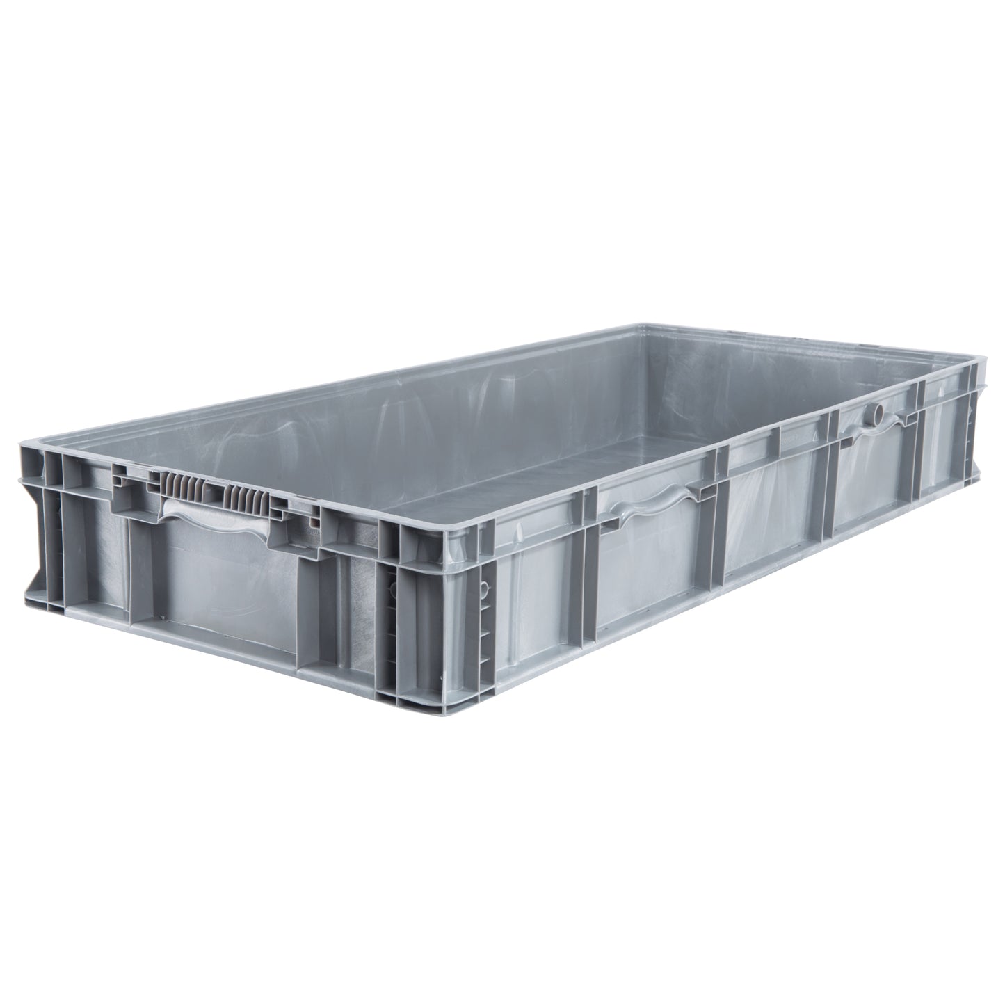 Hudson Exchange 48 x 22.5 x 7.3" (25.4 Gallon) Straight Wall Handled Storage Container Tote