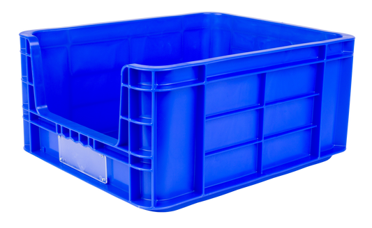 Hudson Exchange 19.5 x 15.75 x 9.25 (35 liter) Industrial Stackable Hopper Pick-Bin Container, Blue