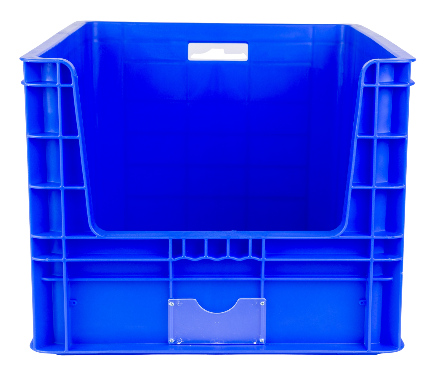 Hudson Exchange 24 x 19.75 x 15.875 (95 liter) Industrial Stackable Hopper Pick-Bin Container, Blue