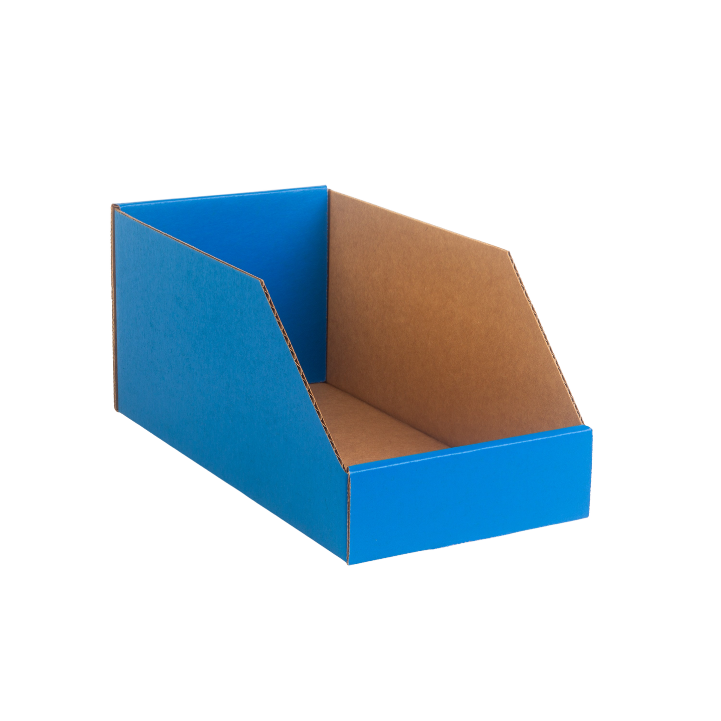 Hudson Exchange 6x12x5.5" (25 Pack) Corrugated Parts Bin Box, Blue