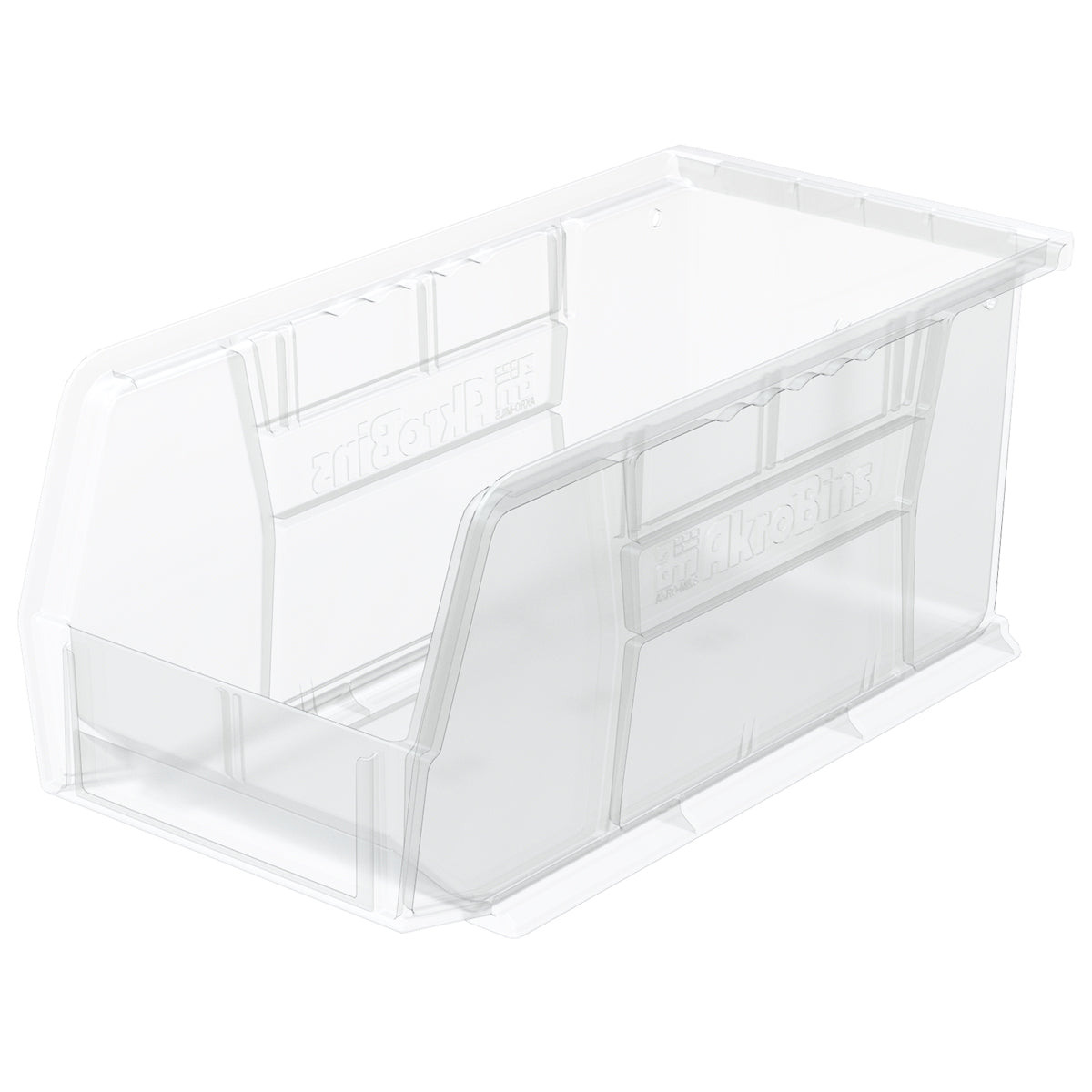 Hudson Exchange 11 x 5.5 x 5" Plastic Stackable Storage Bin and Hanging Container