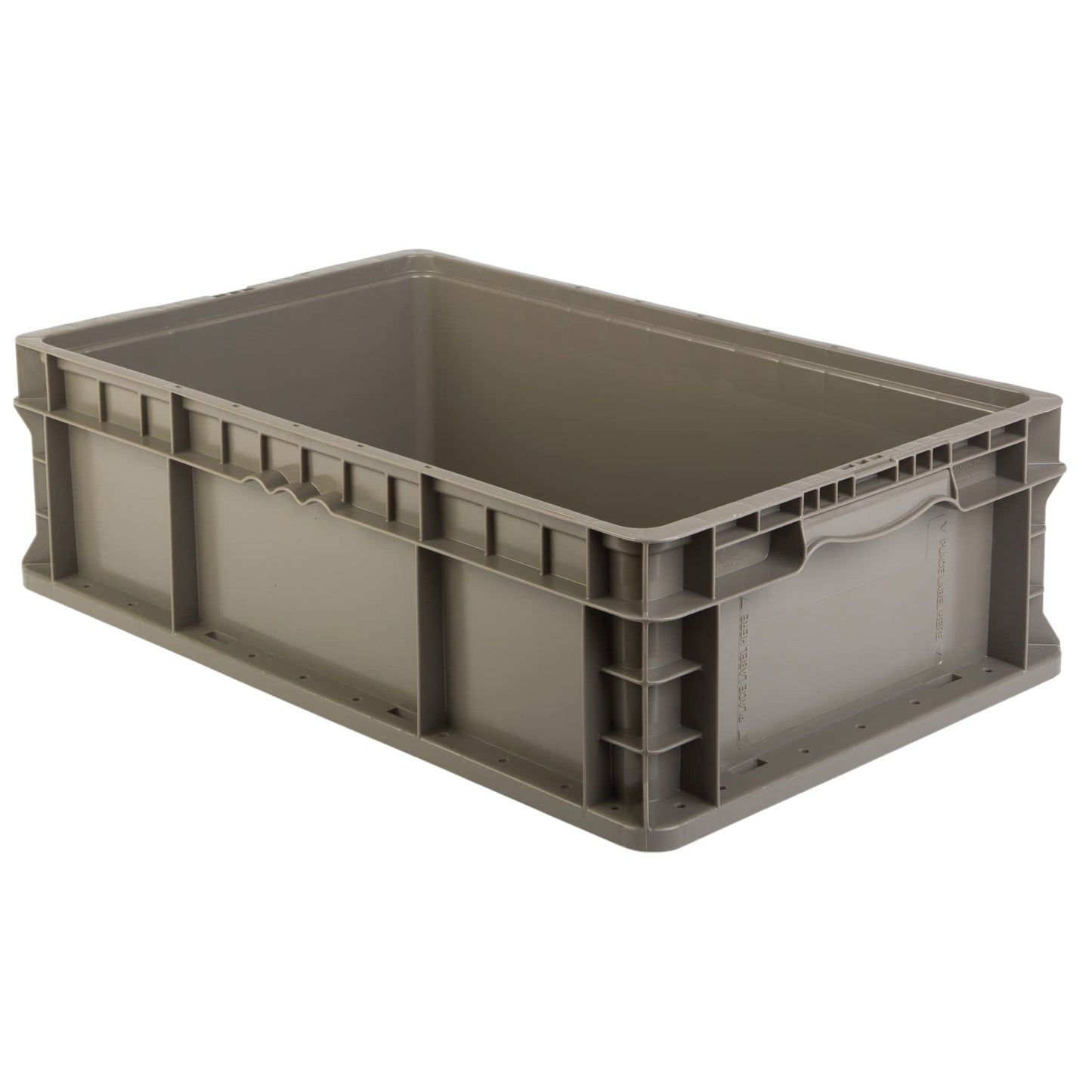 Hudson Exchange 24 x 15 x 7.5" (8.2 Gallon) Straight Wall Handled Storage Container Tote