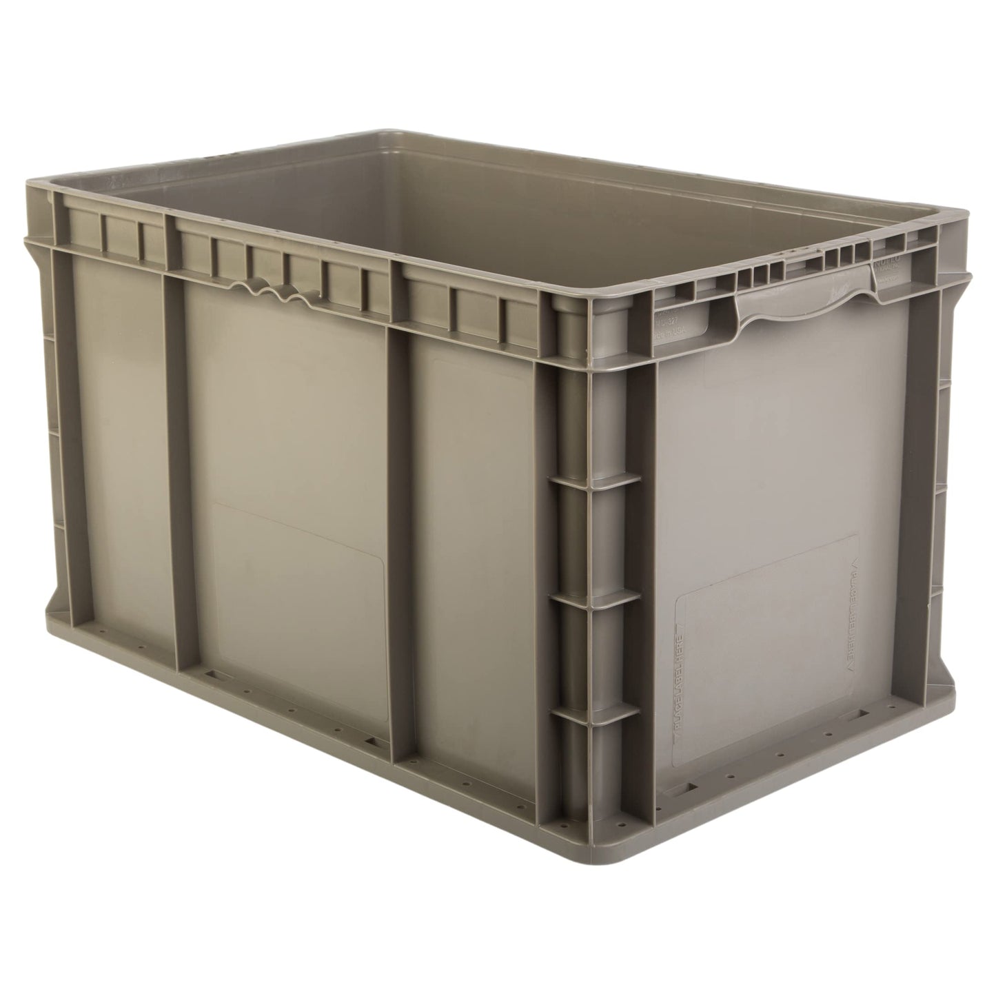 Hudson Exchange 24 x 15 x 14.5" (17.2 Gallon) Straight Wall Handled Storage Container Tote