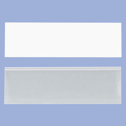 Akro-Mils (25 Pack) 29300 Card Stock Holder & Labels for 4-Inch Tall Shelf Bins, Clear