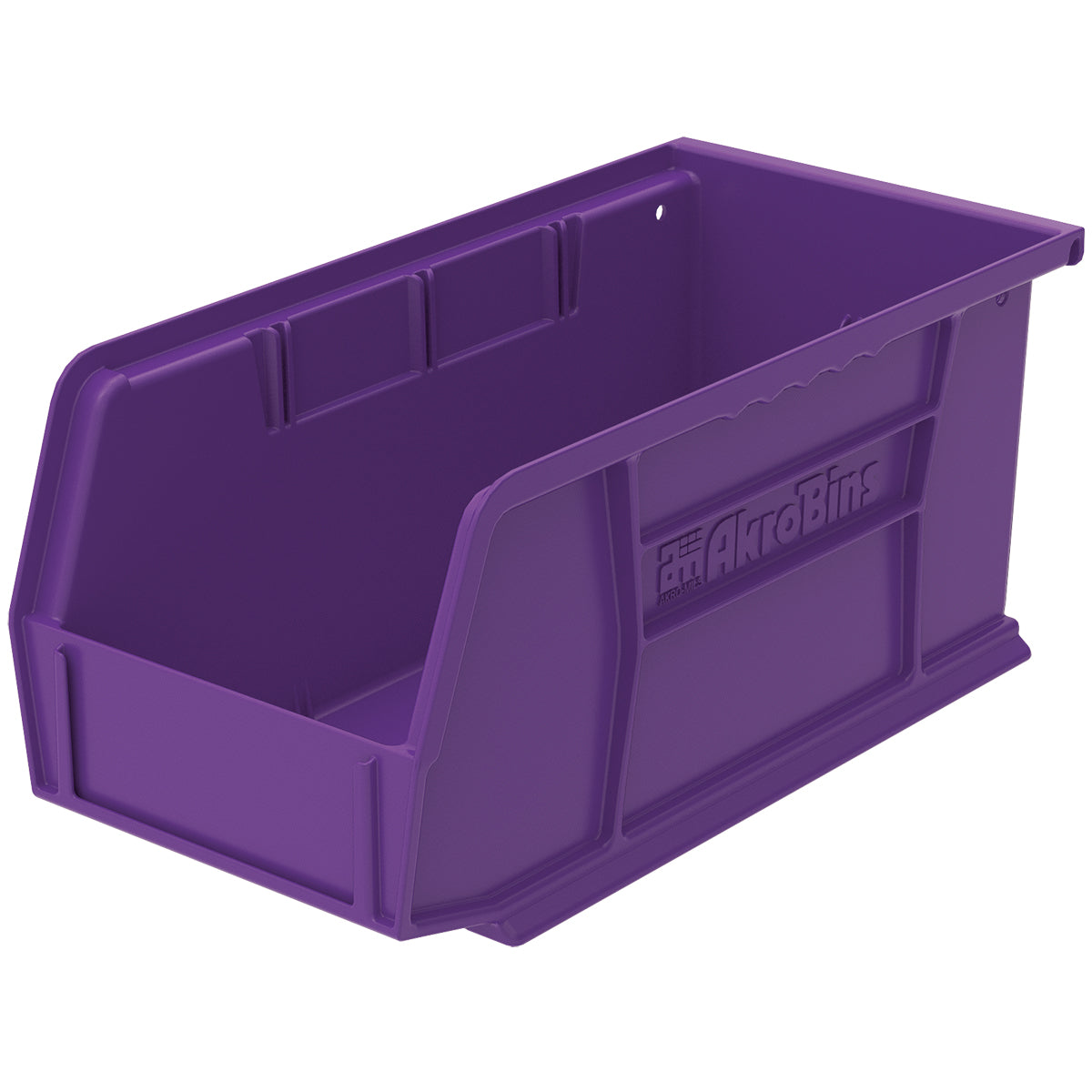 Hudson Exchange 11 x 5.5 x 5" Plastic Stackable Storage Bin and Hanging Container