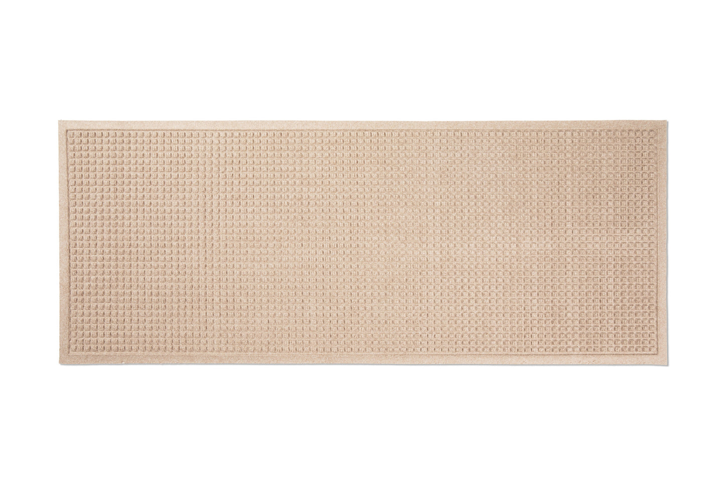 Waffle Entryway Mat With Fabric Border