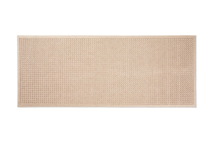 Waffle Entryway Mat With Fabric Border
