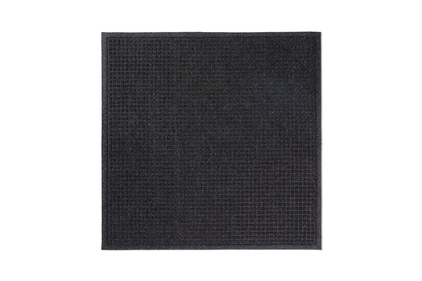 Waffle Entryway Mat With Fabric Border