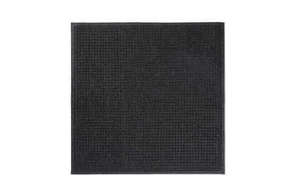 Waffle Entryway Mat With Fabric Border