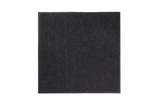 Waffle Entryway Mat With Fabric Border