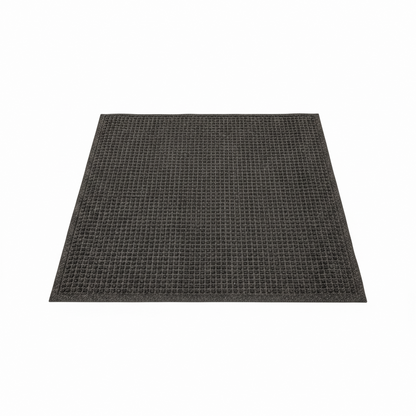 Waffle Entryway Mat With Fabric Border