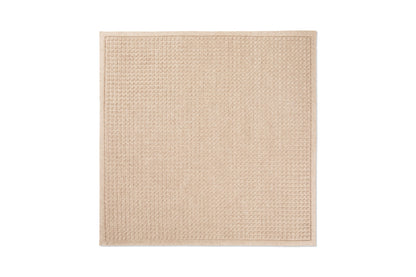 Waffle Entryway Mat With Fabric Border