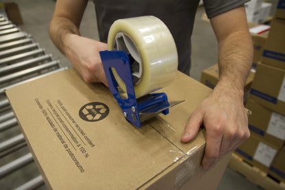3" x 110 yds. 2.0 mil Clear Shurtape HP 235 Industrial Hot Melt Tape For Recycled Cartons