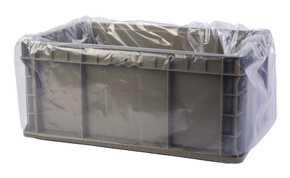 Hudson Exchange 26x18x30" (Case of 100) - 3 Mil Liner For Straight Wall Containers