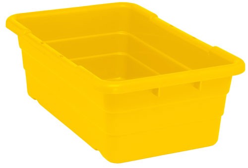 25 x 16 x 8.5" (9.8 Gallon) Cross-Stack Tub Container Tote