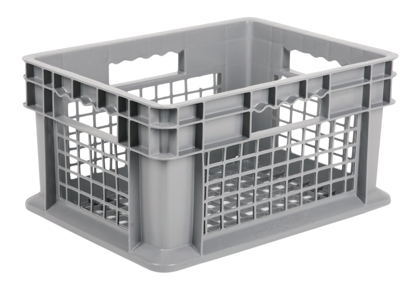 Hudson Exchange 12 x 16 x 8" (4.85 Gallon) Mesh Straight Wall Handled Storage Container Tote
