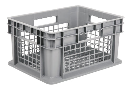 Hudson Exchange 12 x 16 x 8" (4.85 Gallon) Mesh Straight Wall Handled Storage Container Tote