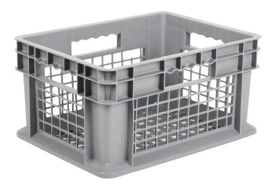 Hudson Exchange 12 x 16 x 8" (4.85 Gallon) Mesh Straight Wall Handled Storage Container Tote