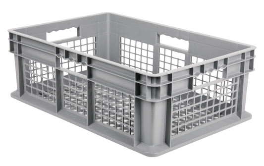 Hudson Exchange 24 x 16 x 8" (10.67 Gallon) Mesh Straight Wall Handled Storage Container Tote