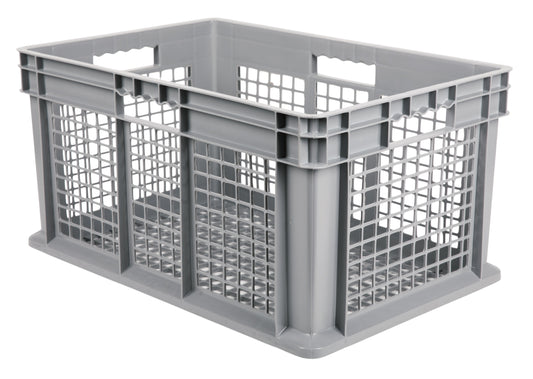 Hudson Exchange 24 x 16 x 12" (16 Gallon) Mesh Straight Wall Handled Storage Container Tote