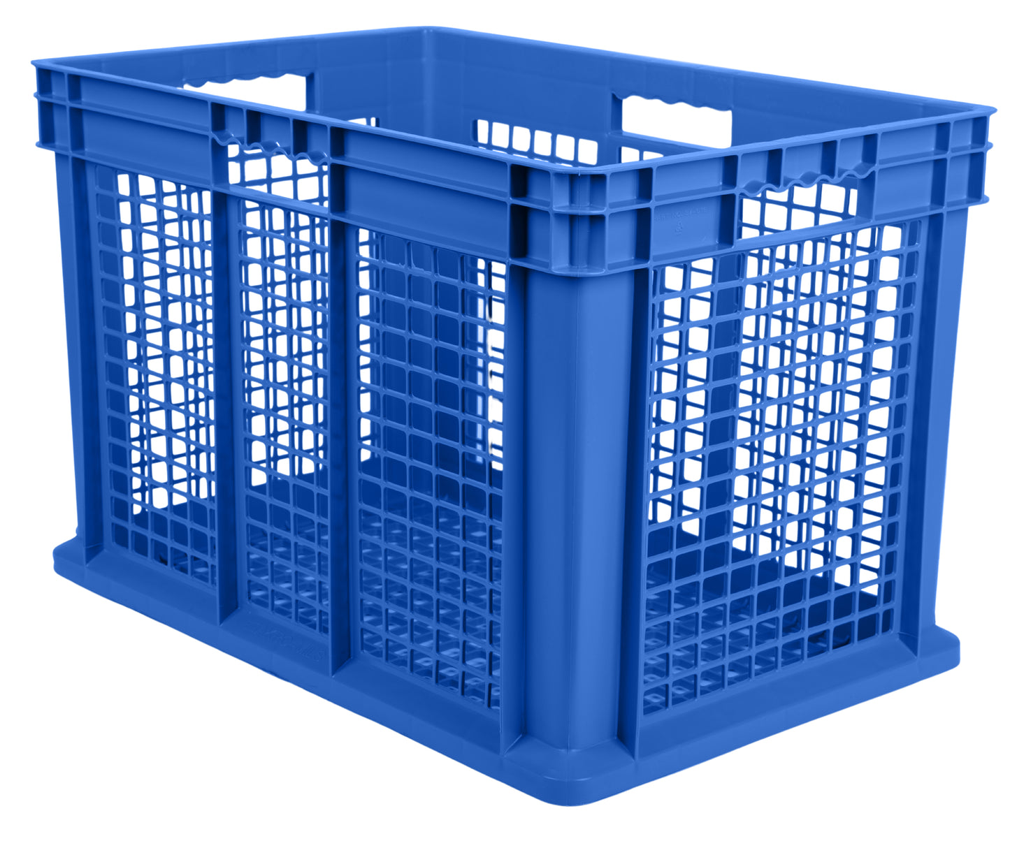 Hudson Exchange 24 x 16 x 16" (21.33 Gallon) Mesh Straight Wall Handled Storage Container Tote