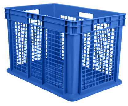 Hudson Exchange 24 x 16 x 16" (21.33 Gallon) Mesh Straight Wall Handled Storage Container Tote