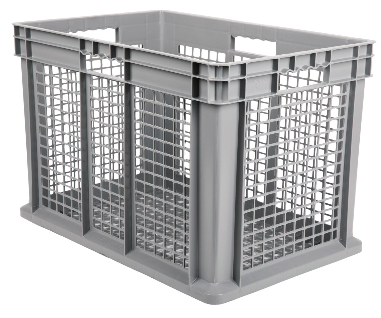 Hudson Exchange 24 x 16 x 16" (21.33 Gallon) Mesh Straight Wall Handled Storage Container Tote